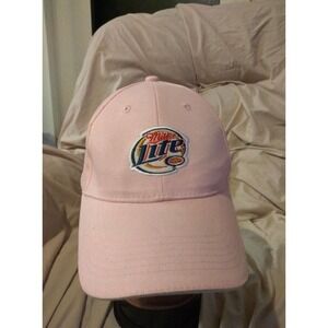 𝅺miller Lite Pink Adjustable Hat